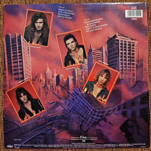Megadeth Peace Sells but Who's Buying vinyl used, metal