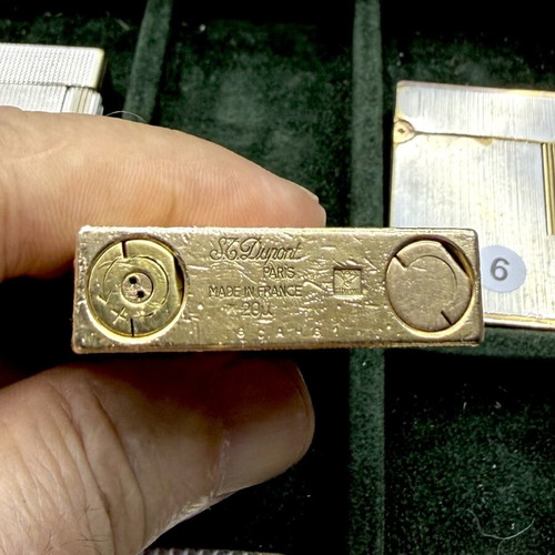 DuPont N15 gold lighter used, vintage