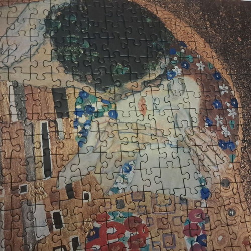 Gustav Klimt The Kiss Puzzle 1500 Pieces like new