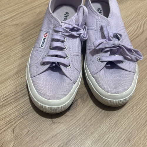 Superga 2750 Cotu Classic canvas sneakers, size 38, lilac purple