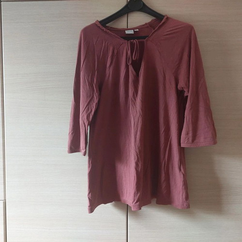 Esprit women's tshirt brick red size Large used
