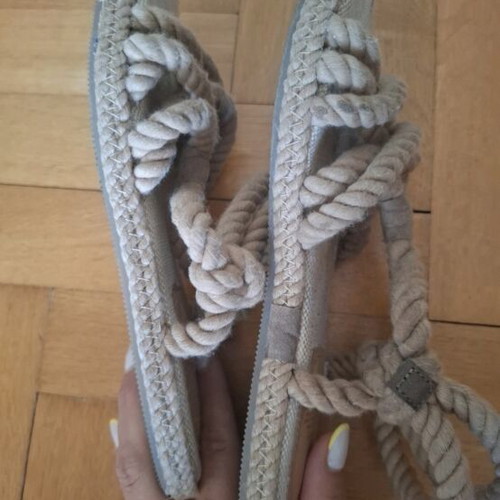 H&M boho sandals like new, beige, size 36
