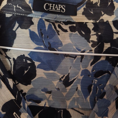 Chaps vintage shirt by Ralph Lauren, lightweight floral design