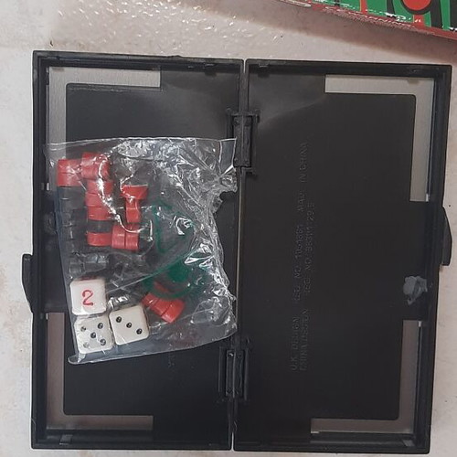 Magnetic Backgammon Travel Set '90s Like New