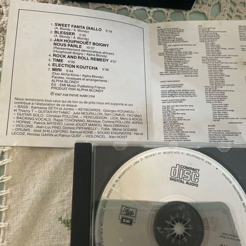 Alpha Blondy Revolution CD used, reggae