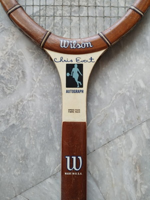 Wilson Chris Evert Autograph vintage ξύλινη ρακέτα τένις μεταχειρισμένη