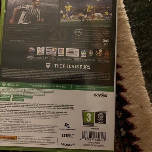 PES 2016 Xbox 360 μεταχειρισμένο με τον Neymar, άριστη κατάσταση