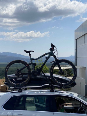 Thule ProRide 598 Aluminium Roof Bike Rack for 1 Bike