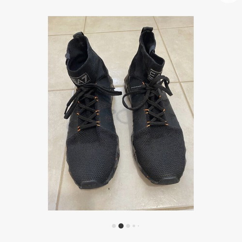 Emporio Armani C2 Ultimate Athletic Shoes like new, size 45, black