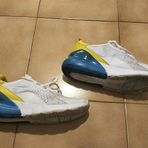 Athletic shoes used, size 41, white