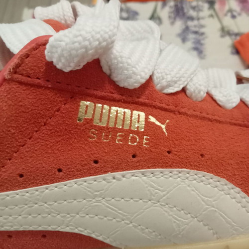 Puma Suede women's shoes new, salmon color, size 40.5