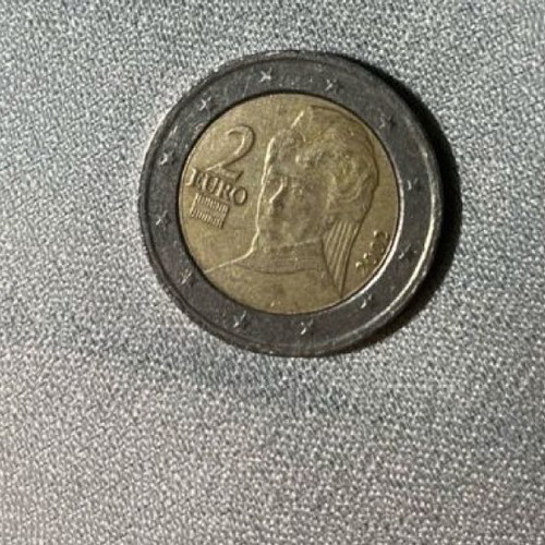 Moneda 2 Euros Austria 2002 used coin