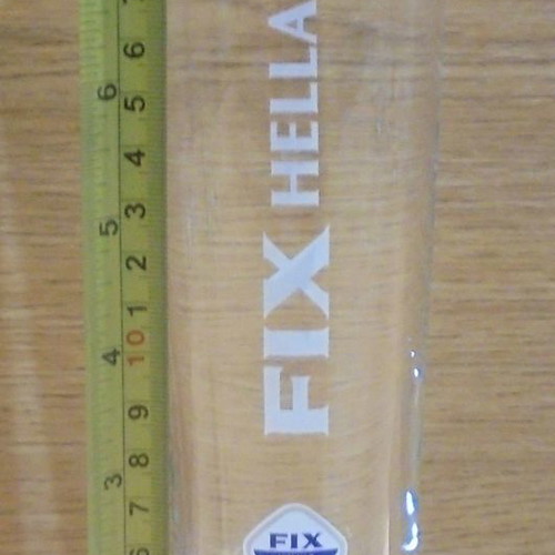 Fix Hellas beer set of 2 promotional glasses 0.3lt used