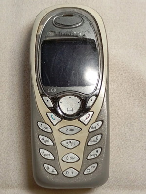 Siemens C60 mobile phone used, without battery