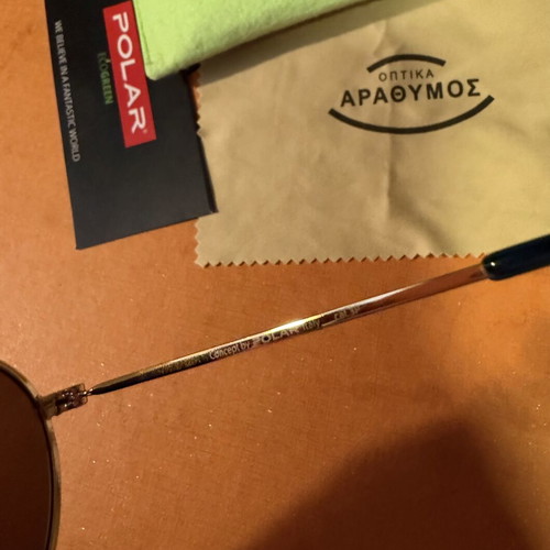 Polar junior sunglasses, blue mirror lenses
