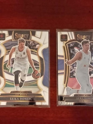 2025-26 Panini Select Luka Doncic 2 cards lot like new