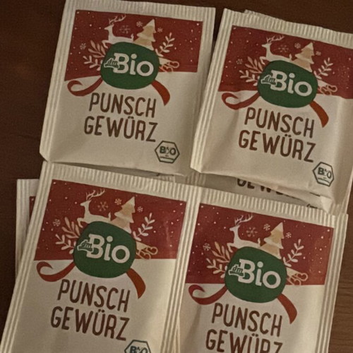 dmBio Punsch Gewürz organic spice mix set of 11 sachets