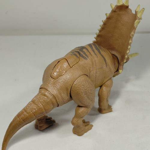 Jurassic World Pentaceratops Mattel used with functional mechanism and lights