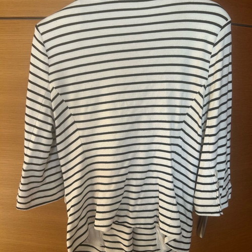 Striped blazer jacket like new, black and white, size S