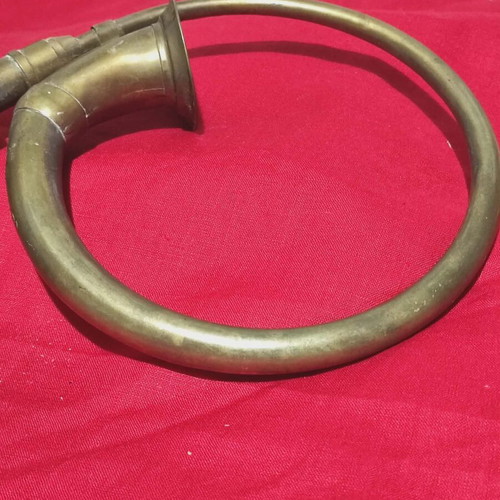 Old car horn used (1900-1920) brass with rubber bulb