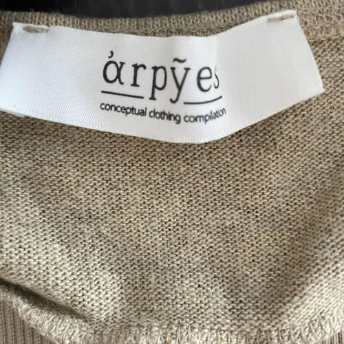 Arpyes knitted top used, beige, sizes S and M