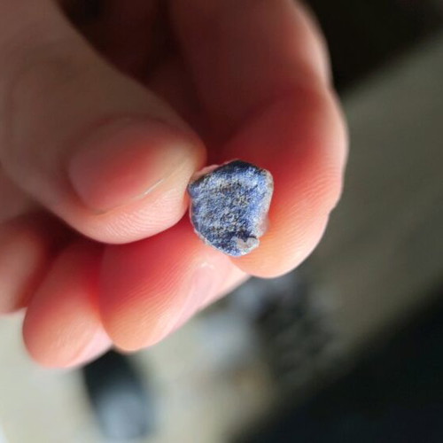 Dumortierite on quartz new