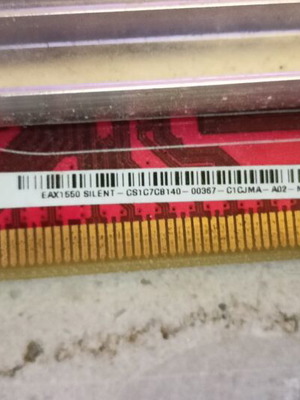 ASUS EAX1550 graphics card used