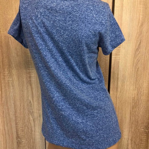 Admiral blue viscose women's T-shirt, size M