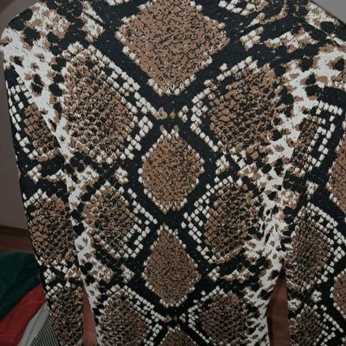 Zara short dress like new, black and brown, size M