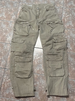 Zara men's cargo pants, beige, size L