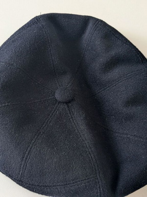 Panizza Gruppo Italia vintage flat cap size 56 used, dark blue