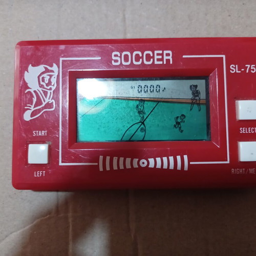 Vintage LCD Handheld Soccer SL-75S used electronic game
