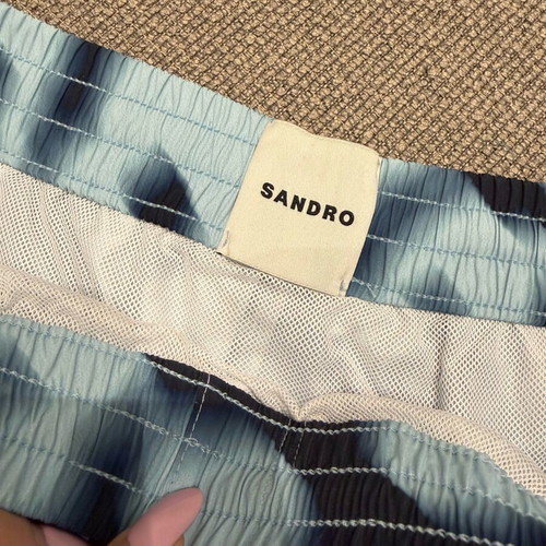 Sandro men's swim shorts XL new with tags blue turquoise