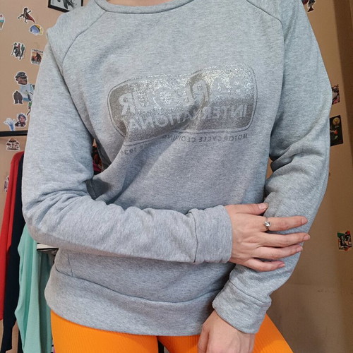 Barbour sweatshirt like new, gray