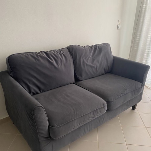 Ikea Ekholma two-seater sofa, grey
