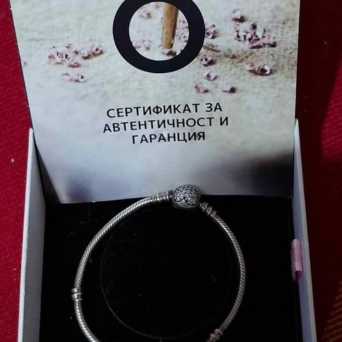 Pandora silver bracelet, 18cm length