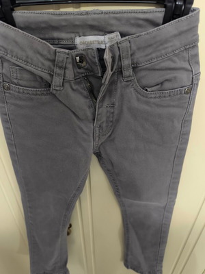Orchestra jeans used, gray, slim fit, size 104 cm, age 4