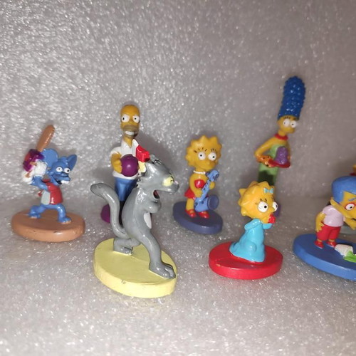 The Simpsons collectible figures set of 8, like new