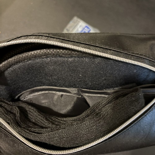 Chopard Turkish Airlines Amenities Kit toiletry bag, black satin