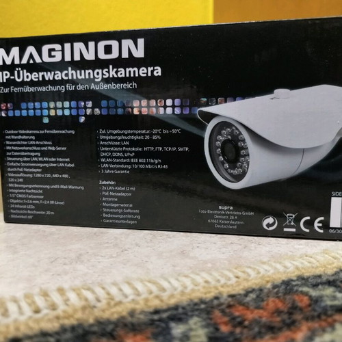 Maginon wifi ip camera new, metal durable