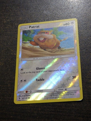 Patrat HP 60 107/145 Holo Pokemon card used