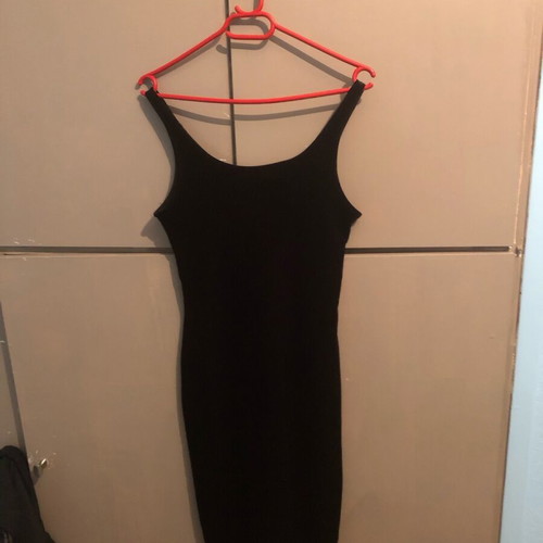 Black dress Pink Woman size M like new