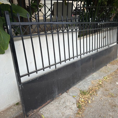 Sliding garage door used 3.75 m length 1.35 m height
