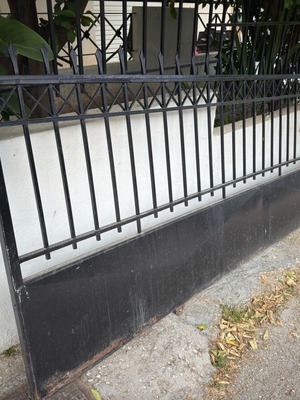 Sliding garage door used 3.75 m length 1.35 m height