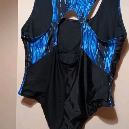 Athletic swimsuit 5XL new, blue