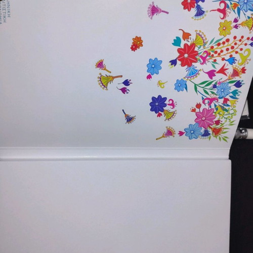 Set of Ancient Flower Designs new with notebook, eraser, pencil, mirror, magnets