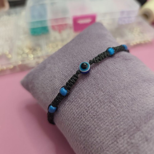 Handmade bracelet with mataki, new, black