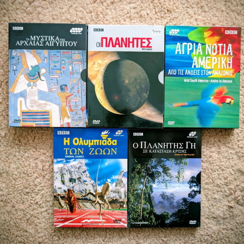 BBC Documentary DVD Set of 5 like new with subtitles