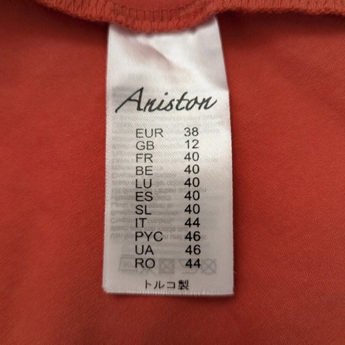 Aniston midi dress coral with lace, like new, size M