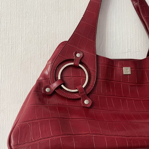 Kem vintage shoulder bag used, red